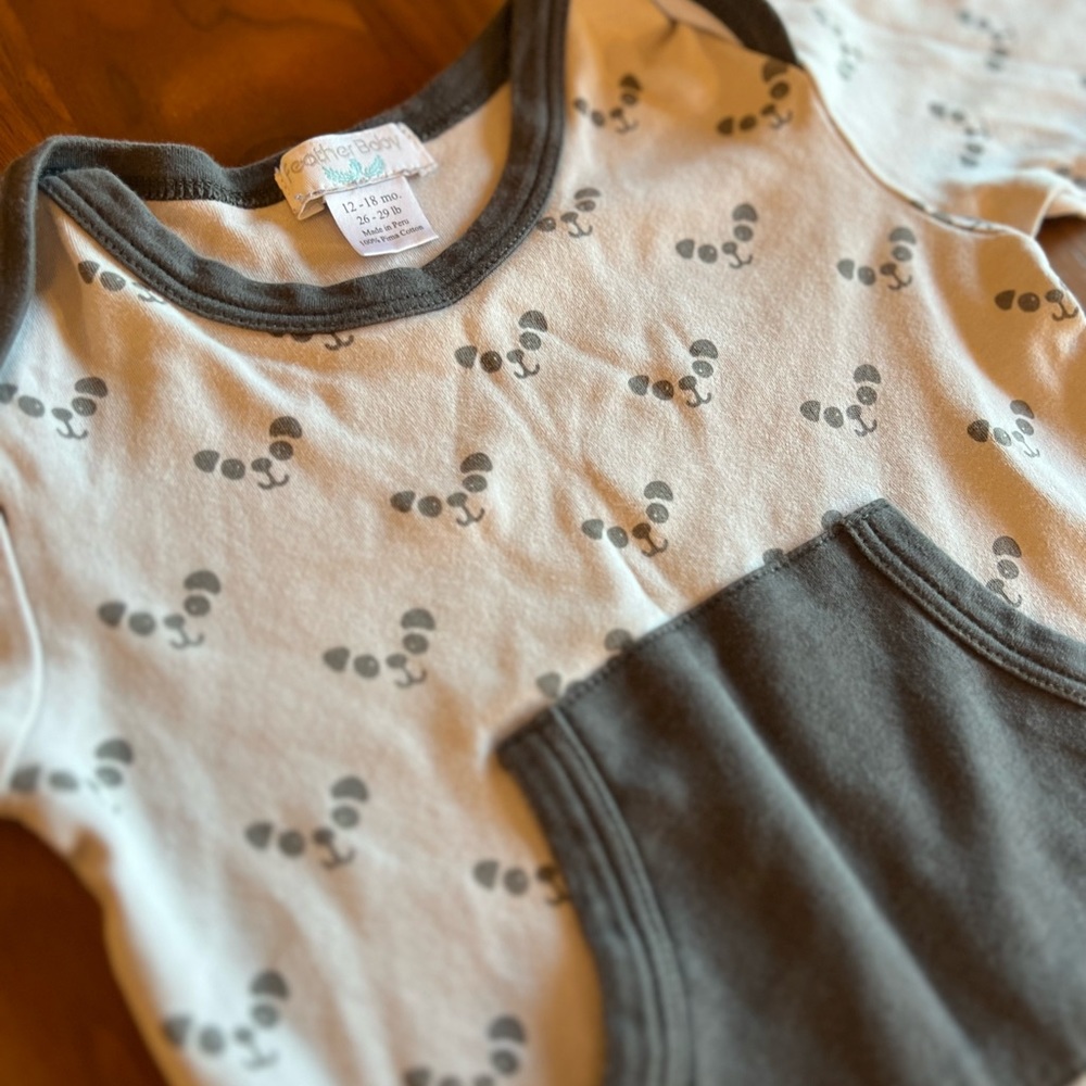 Feather Baby One Piece Pajama